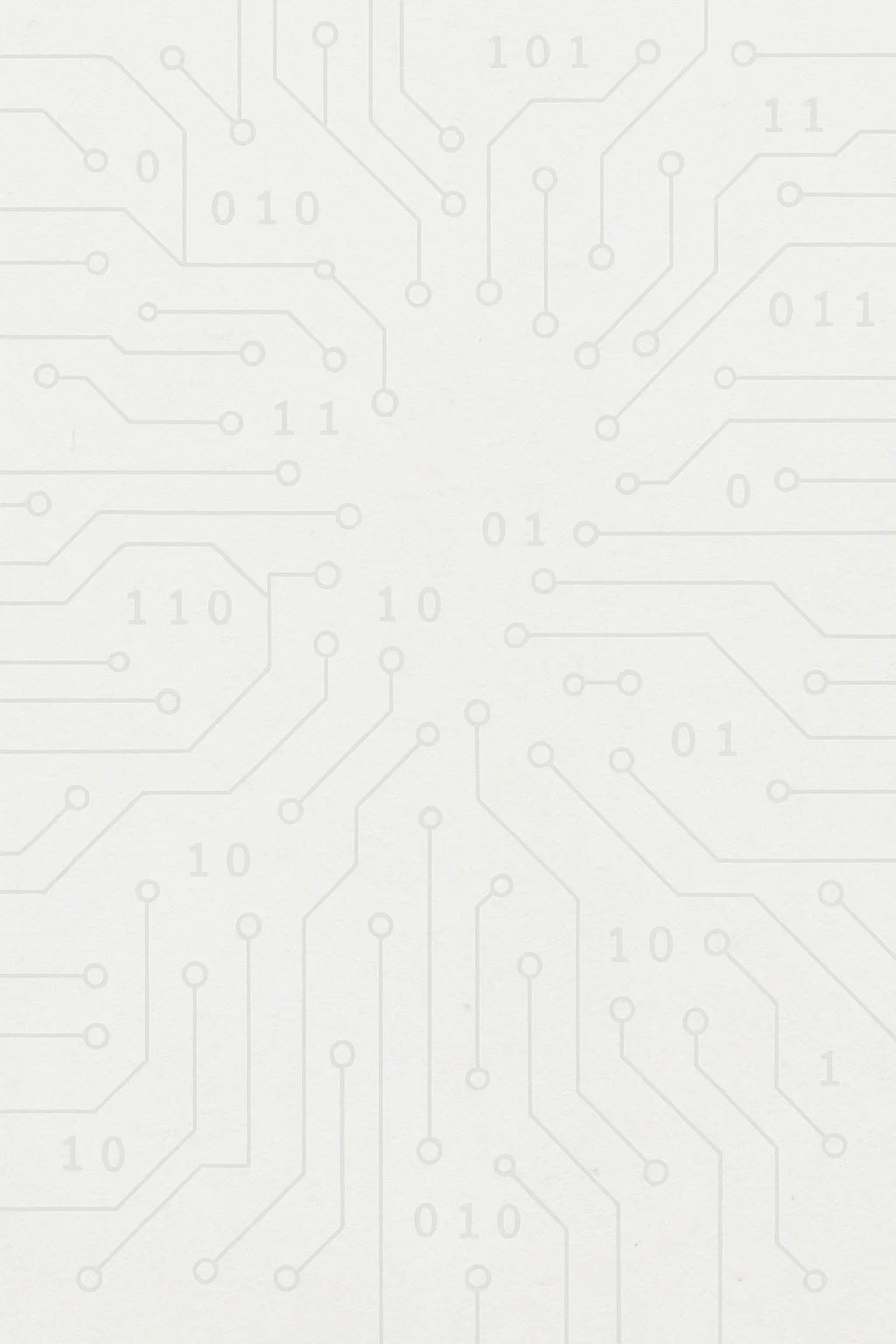 Binary code background graphics in technology theme